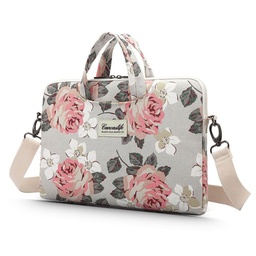 Laptop Briefcase | Canvaslife 13–14" White Rose